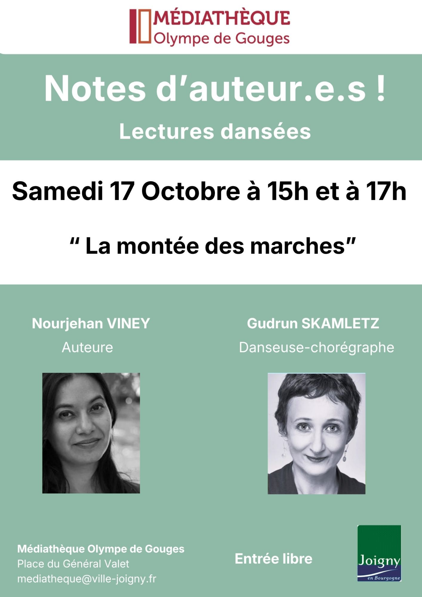 Affiche de l'évènement