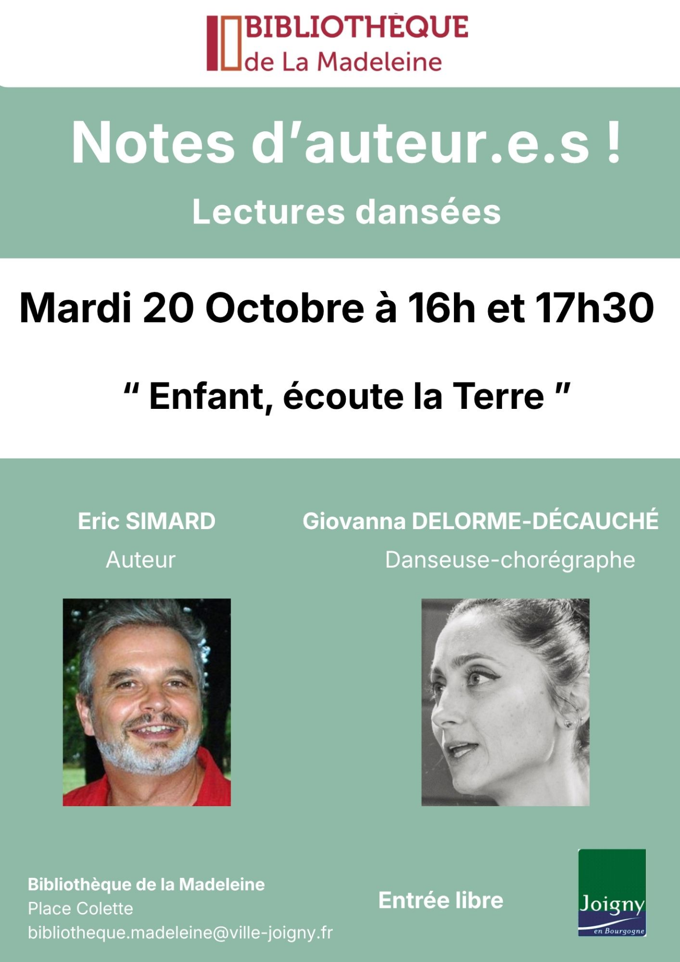 Affiche de l'évènement