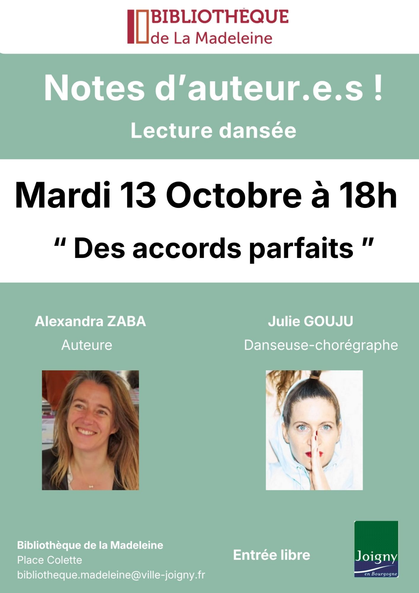 Affiche de l'évènement