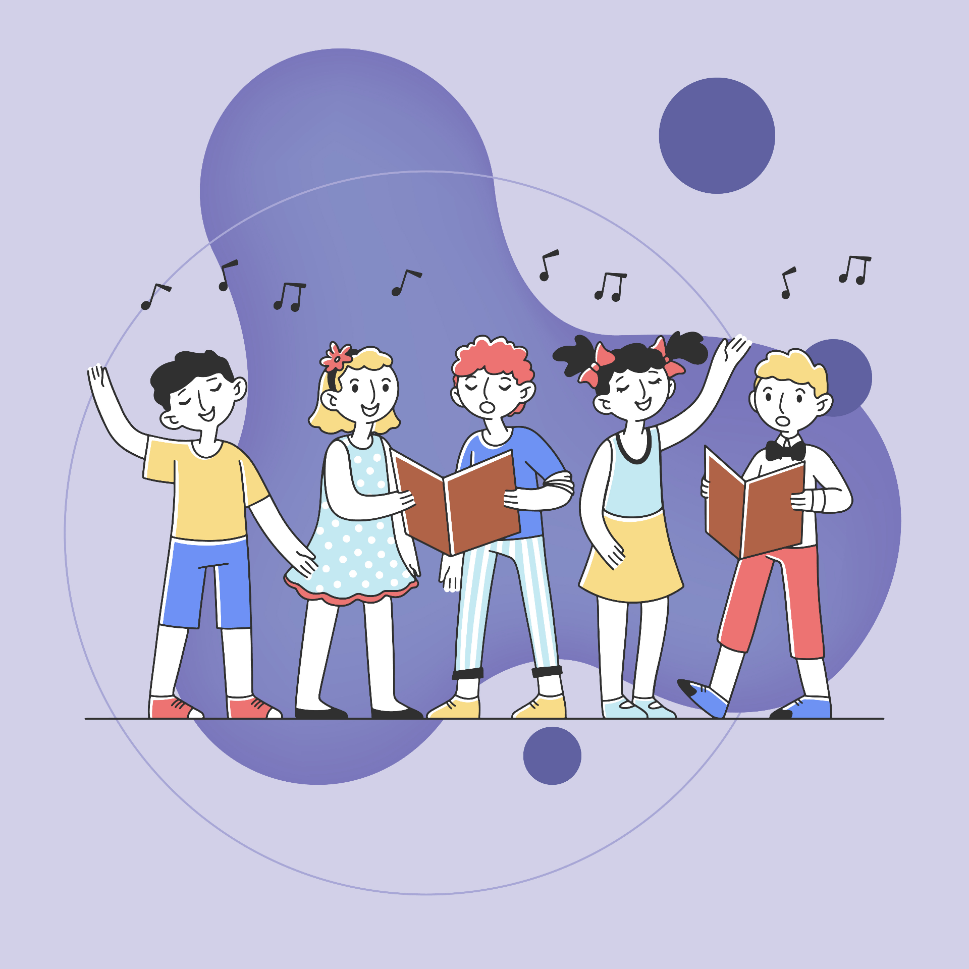 Des enfants qui chantent