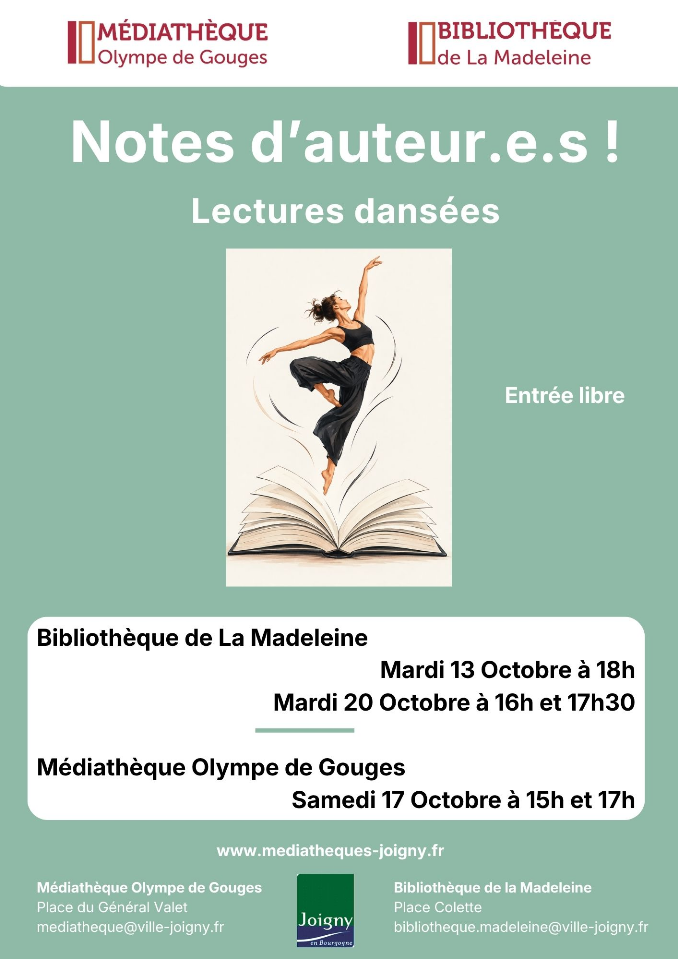 Affiche de l'évènement