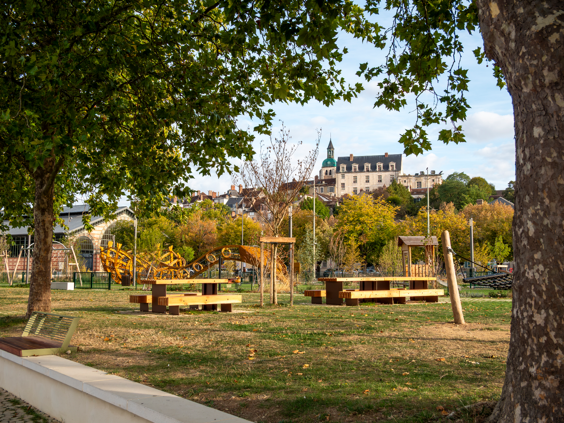 Les jardins sur les quais
